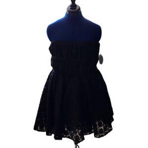 Pearl by Georgina Chapman Black Strapless Dress Size 10